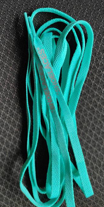 English Flat Solid Color Webbing Canvas Sneakers Colored Laces - NashPull