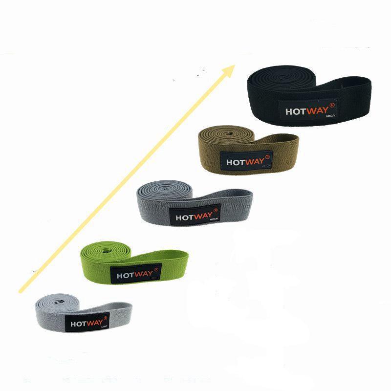 Long Knitted Fitness Resistance Band Yoga Tension Band Sports Elastic Band - NashPull