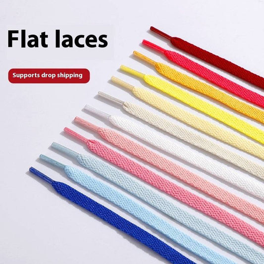 Single - layer Flat Athletic Shoe Laces Pairs - NashPull