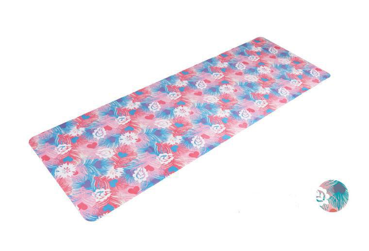 1.5mm Natural Rubber Slip - resistant Yoga Mats Yoga Blanket Folding Fitness Mat High Temperature Travel Printing Mats - NashPull