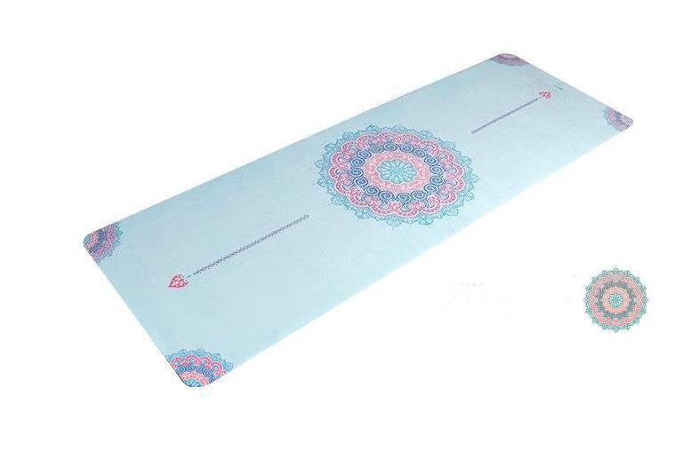 1.5mm Natural Rubber Slip - resistant Yoga Mats Yoga Blanket Folding Fitness Mat High Temperature Travel Printing Mats - NashPull
