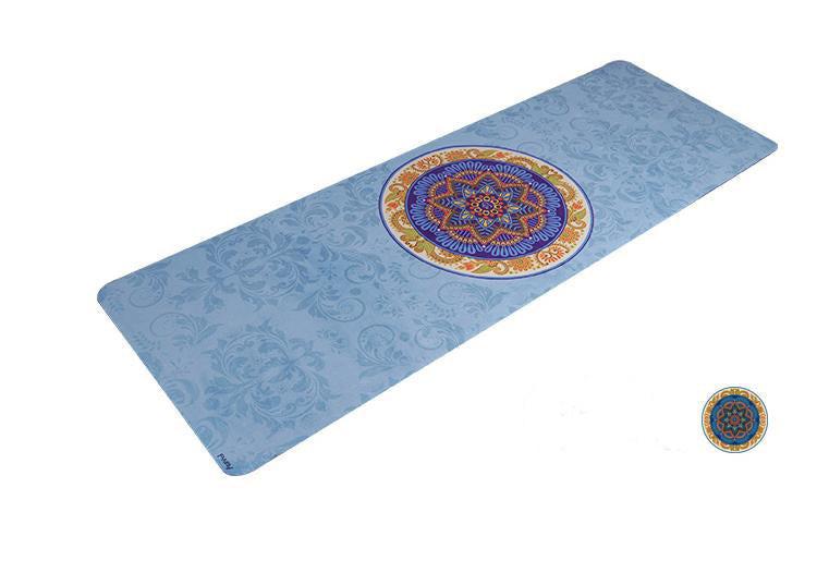 1.5mm Natural Rubber Slip - resistant Yoga Mats Yoga Blanket Folding Fitness Mat High Temperature Travel Printing Mats - NashPull