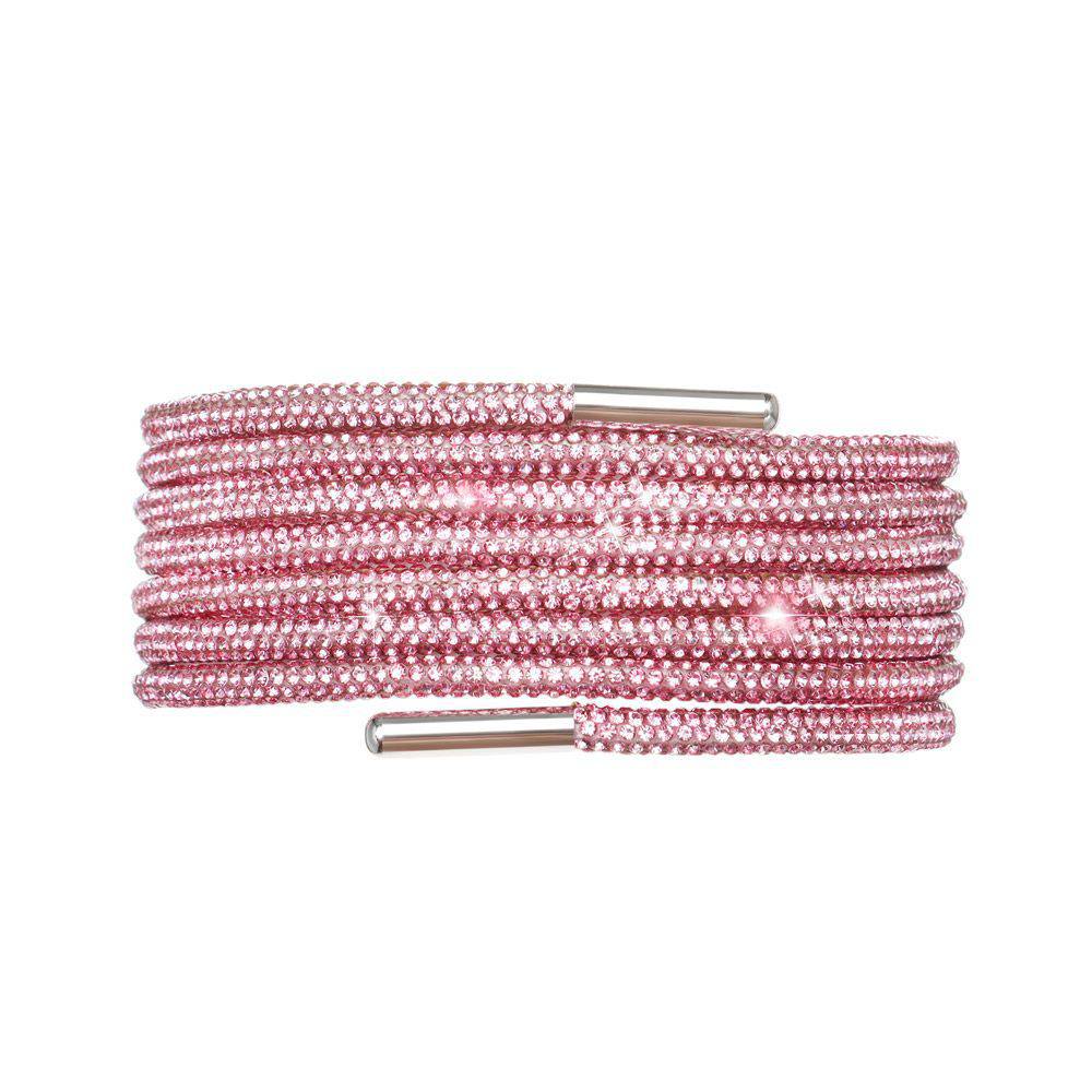 1PC Rhinestone Shoelaces Casual Sneaker Round Shoe Laces - NashPull