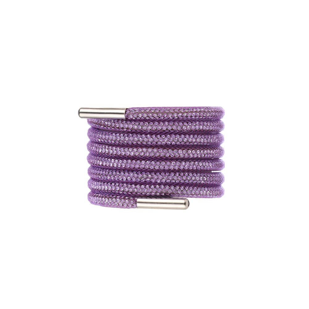 1PC Rhinestone Shoelaces Casual Sneaker Round Shoe Laces - NashPull