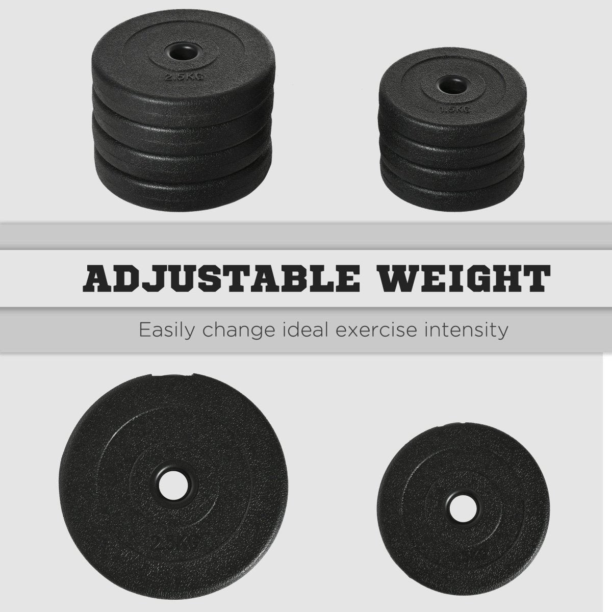 20KG Adjustable Weights Dumbbells Set, Dumbbell Hand Weights For Home Office Gym Body Fitness Lifting Training, Black - NashPull
