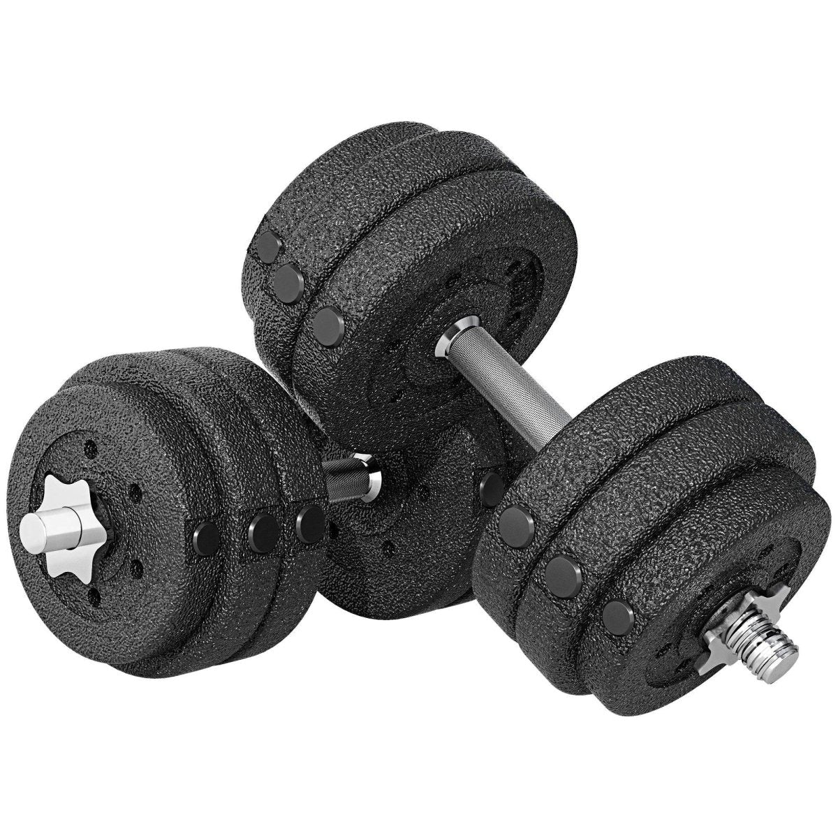 30KG Adjustable Dumbbells Set, Hand Weights Set For Home Gym Weight Lifting Training - NashPull