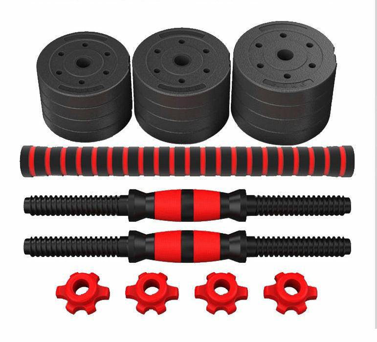 Adjustable And Removable Rubber - coated Cement For Household Fitness Dumbbells - NashPull