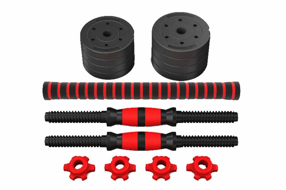 Adjustable And Removable Rubber - coated Cement For Household Fitness Dumbbells - NashPull