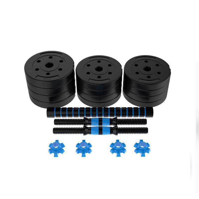 Adjustable And Removable Rubber - coated Cement For Household Fitness Dumbbells - NashPull