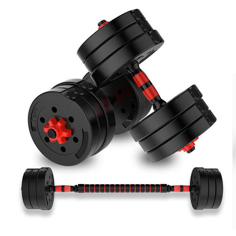 Adjustable And Removable Rubber - coated Cement For Household Fitness Dumbbells - NashPull