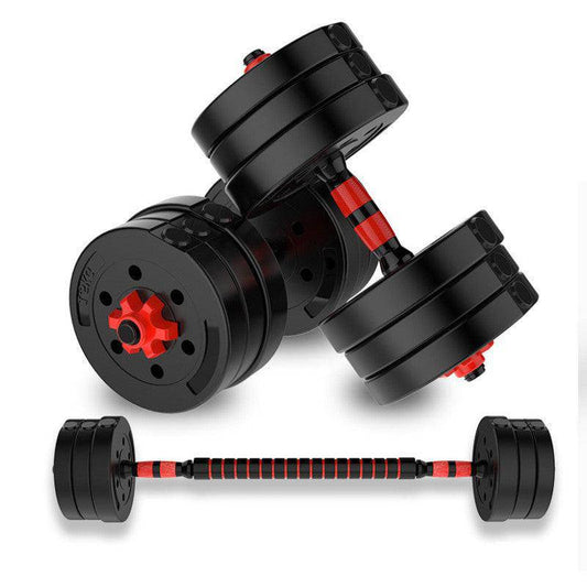 Adjustable And Removable Rubber - coated Cement For Household Fitness Dumbbells - NashPull