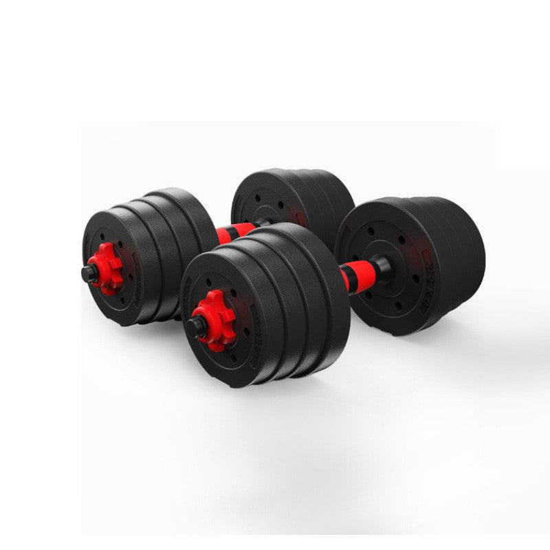 Adjustable And Removable Rubber - coated Cement For Household Fitness Dumbbells - NashPull