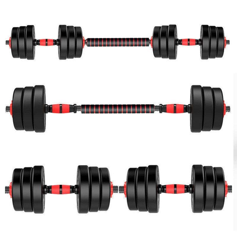 Adjustable And Removable Rubber - coated Cement For Household Fitness Dumbbells - NashPull