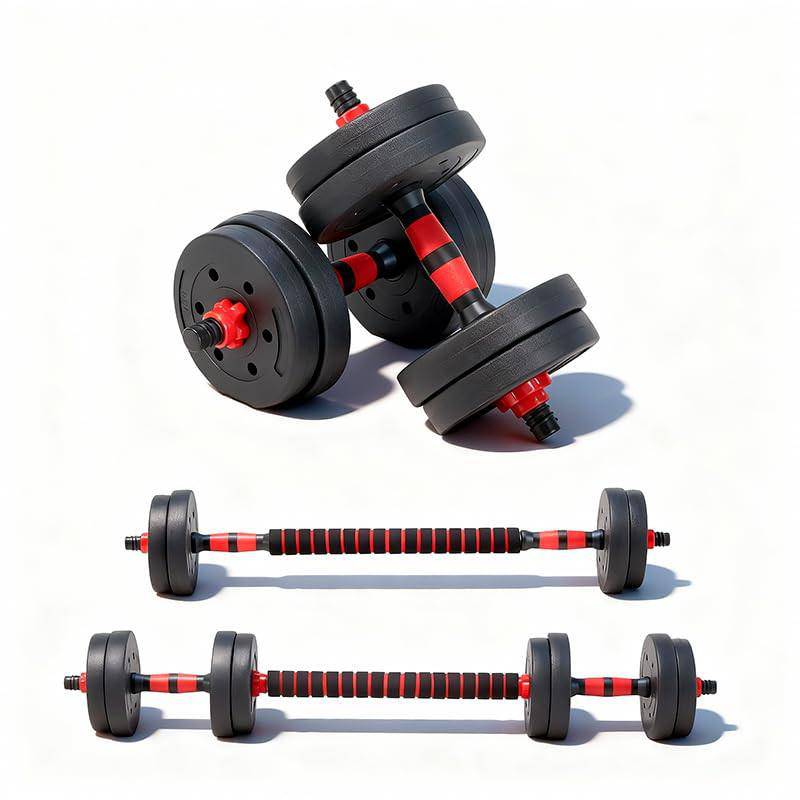 Adjustable Dumbbell Sets, 4 - in - 1 Variable Dumbbells, Barbells, Kettlebells, Multi - functional Exercises - NashPull
