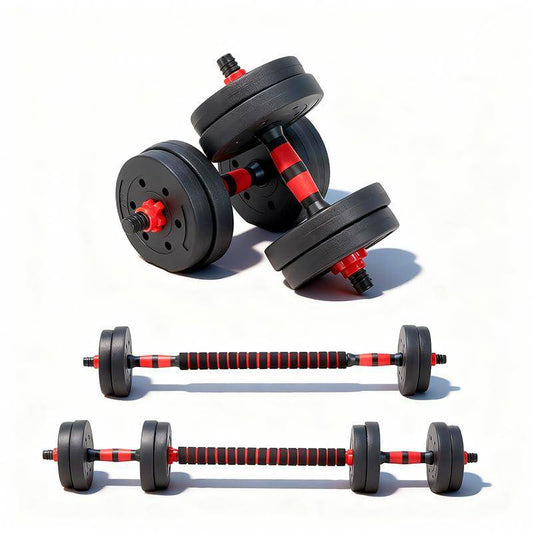 Adjustable Dumbbell Sets, 4 - in - 1 Variable Dumbbells, Barbells, Kettlebells, Multi - functional Exercises - NashPull