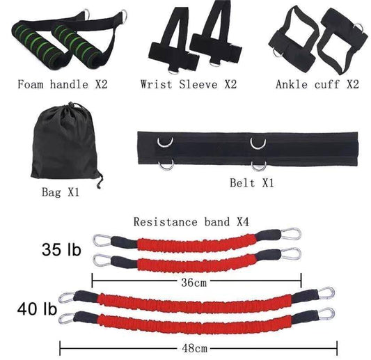 Drawstring elastic resistance band - NashPull