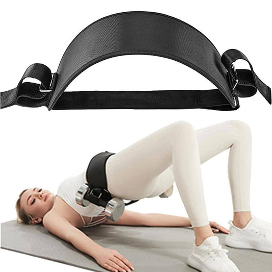 Dumbbell Potbelt Waist Strap,Hip Thrust Belts Booty For Use With Dumbbells Plates Exercise Anti - Slip For Gym Home Pull Up Belt For Weights - NashPull