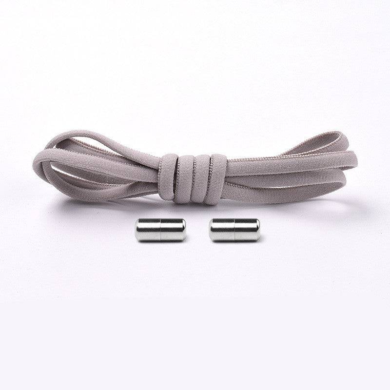 Elastic No Tie Shoelaces Semicircle Shoe Laces For Kids And Adult Sneakers Quick Lazy Metal Lock Laces Shoe Strings - NashPull