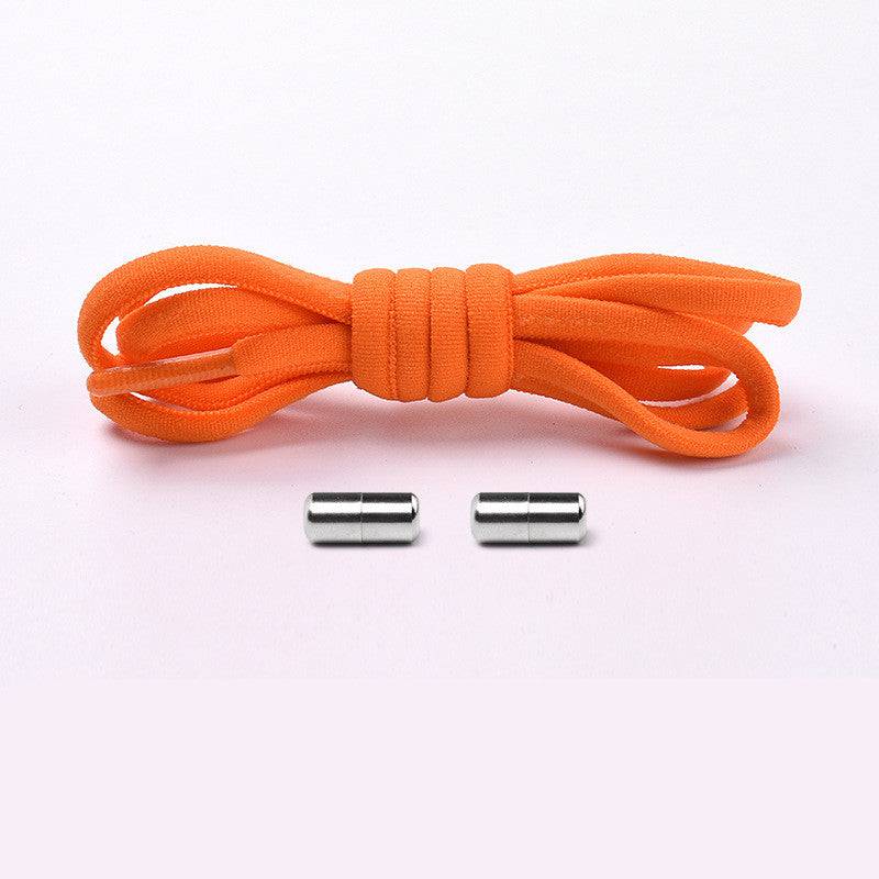 Elastic No Tie Shoelaces Semicircle Shoe Laces For Kids And Adult Sneakers Quick Lazy Metal Lock Laces Shoe Strings - NashPull