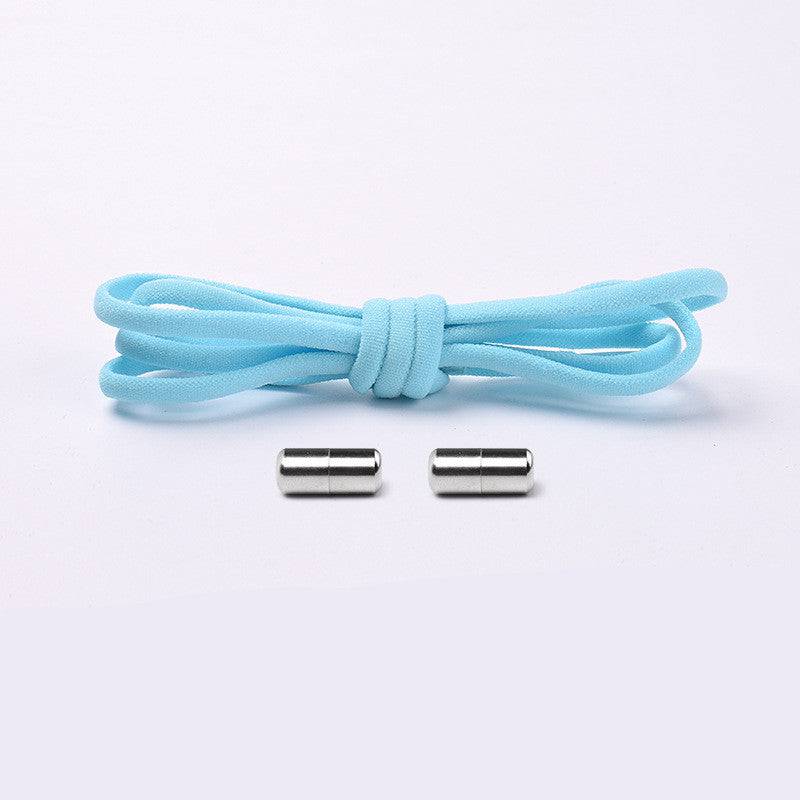 Elastic No Tie Shoelaces Semicircle Shoe Laces For Kids And Adult Sneakers Quick Lazy Metal Lock Laces Shoe Strings - NashPull