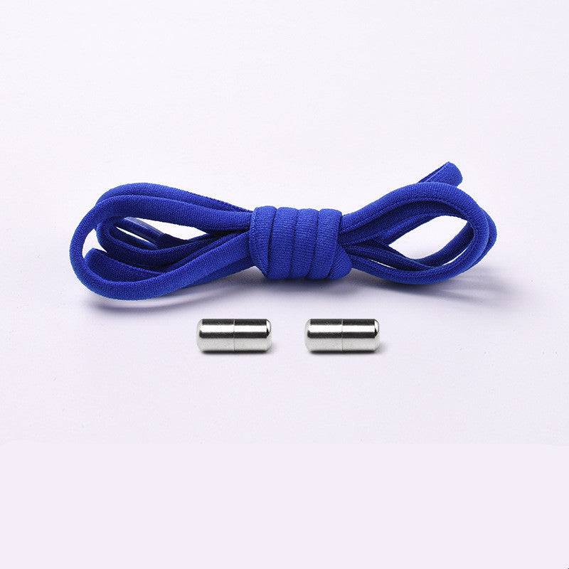 Elastic No Tie Shoelaces Semicircle Shoe Laces For Kids And Adult Sneakers Quick Lazy Metal Lock Laces Shoe Strings - NashPull