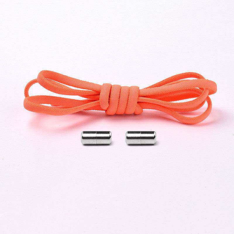 Elastic No Tie Shoelaces Semicircle Shoe Laces For Kids And Adult Sneakers Quick Lazy Metal Lock Laces Shoe Strings - NashPull