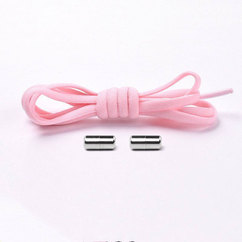 Elastic No Tie Shoelaces Semicircle Shoe Laces For Kids And Adult Sneakers Quick Lazy Metal Lock Laces Shoe Strings - NashPull