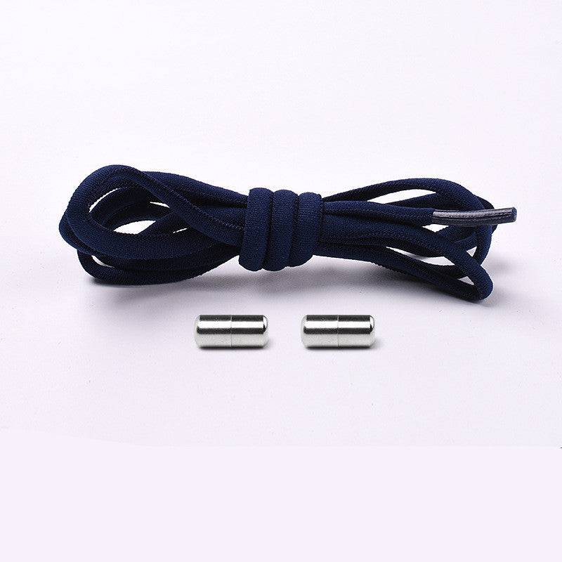 Elastic No Tie Shoelaces Semicircle Shoe Laces For Kids And Adult Sneakers Quick Lazy Metal Lock Laces Shoe Strings - NashPull