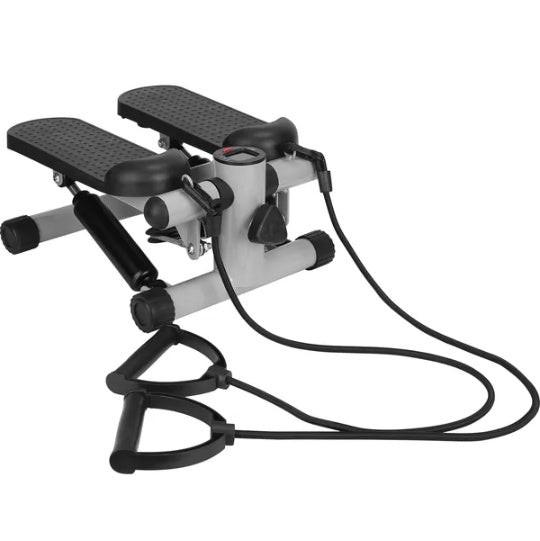 Exercise Stepper For Women Mini Fitness Stepper With 2 Resistance Bands LCD Monitor Max 330.7LBS Load Stair Stepper Quiet Stepper - NashPull
