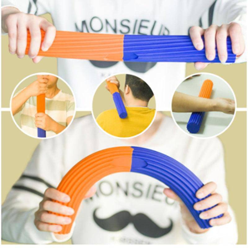 Fitness Flexible Resistance Training Bar Elbow Bar Hand Forearm Strengthener Home Gym Equipment for Massage and Injury Recovery - NashPull