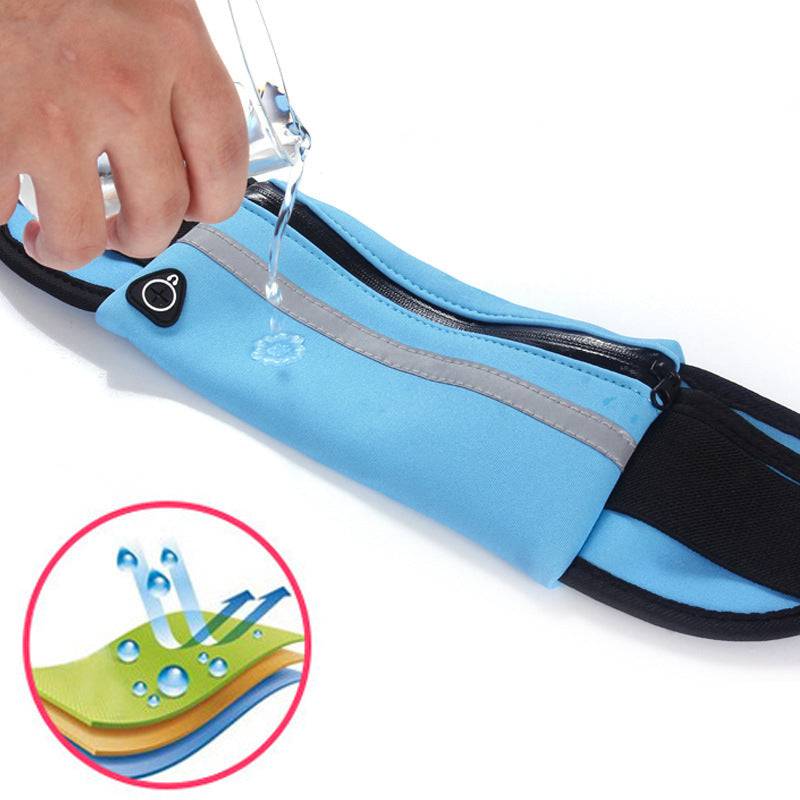 Fitness Waist Bag With Pocket Slim Running Jogging Belt Fanny Pack Bag For Hiking Cycling Workout Sports Gym - NashPull