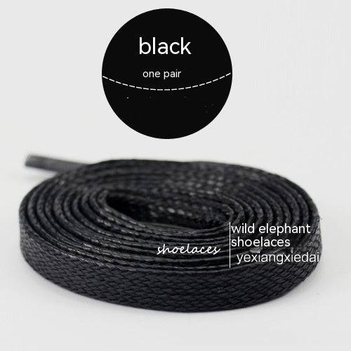 Flat Cotton Double Layered Casual Canvas Martin Boot Laces - NashPull