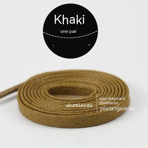 Flat Cotton Double Layered Casual Canvas Martin Boot Laces - NashPull