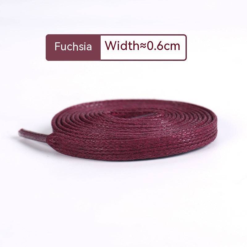 Flat Cotton Double Layered Casual Canvas Martin Boot Laces - NashPull