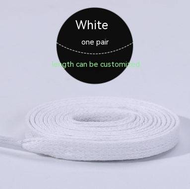 Flat Cotton Double Layered Casual Canvas Martin Boot Laces - NashPull