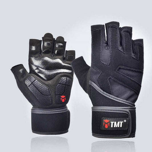 Gloves With Wrist Wrap Fitness Workout Wrist Wrap Men - NashPull