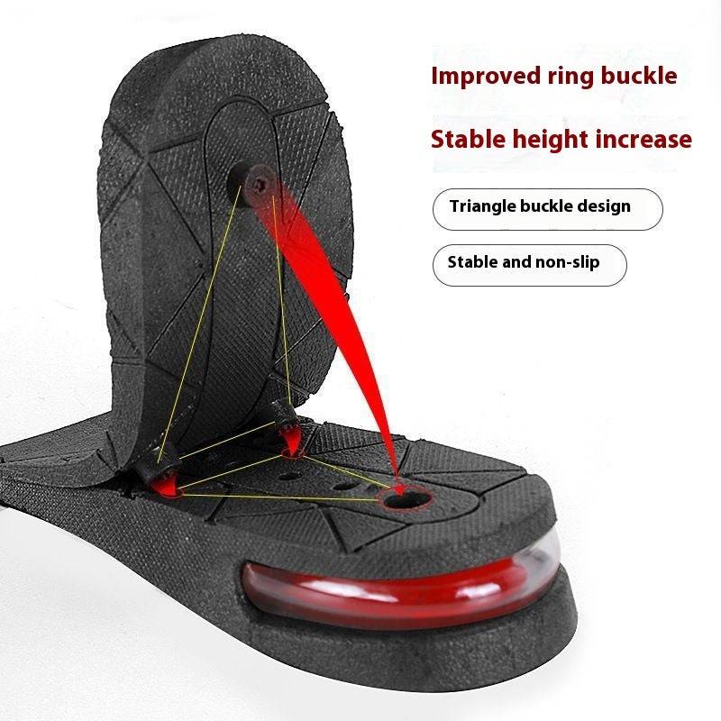 Height Increasing Insole For Women Invisible Comfortable Height Increasing Insole Men Sweat Absorbent - NashPull