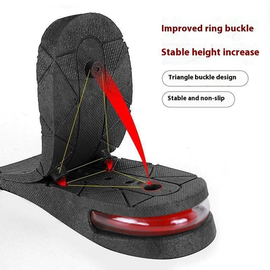 Height Increasing Insole For Women Invisible Comfortable Height Increasing Insole Men Sweat Absorbent - NashPull