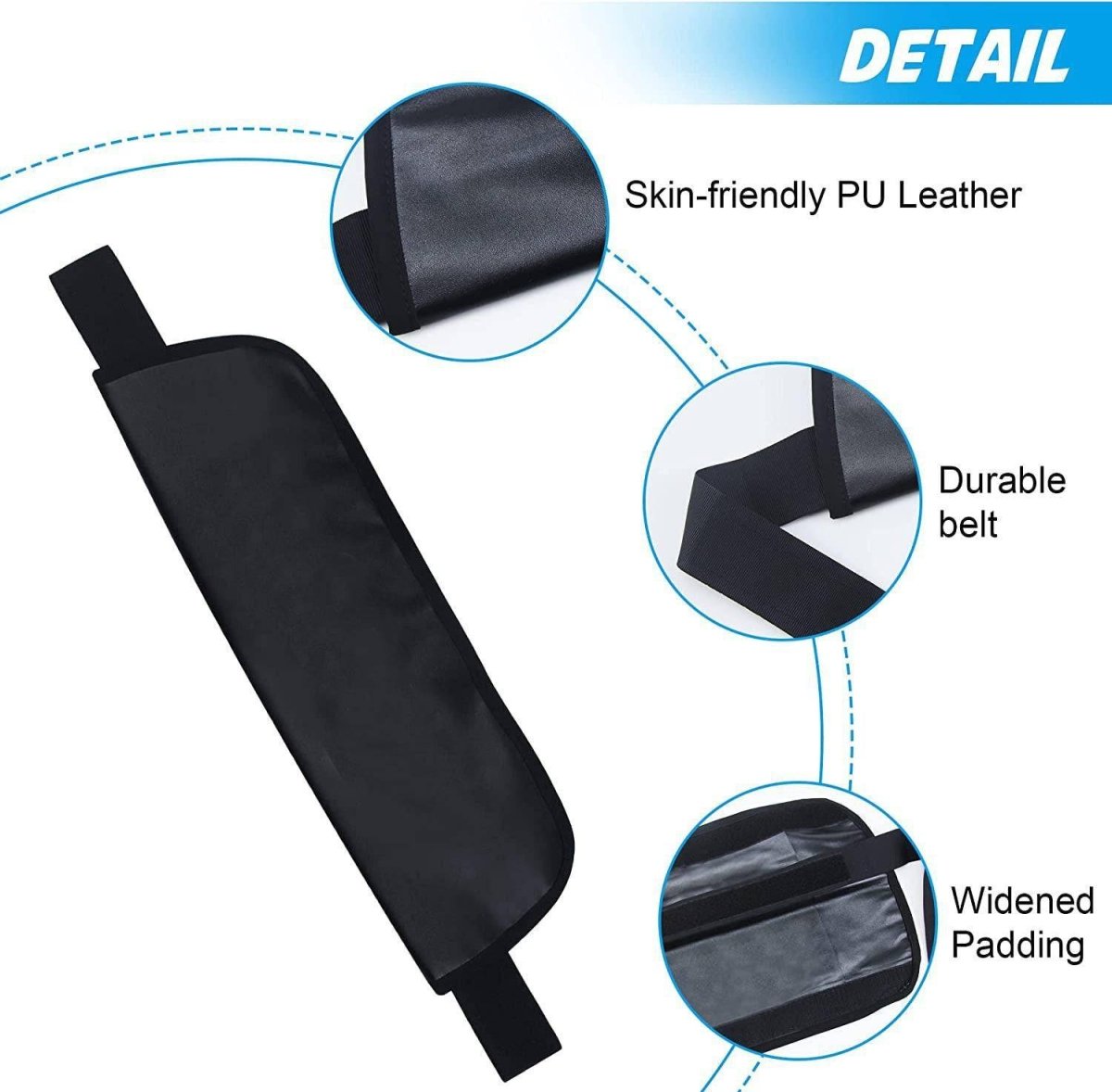 Hip Thrust Belt Glute Bridge Pad Butt Workout With Dumbbells Kettlebells For Lunges Reverse Squat - NashPull