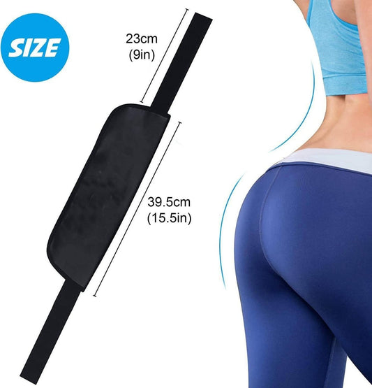 Hip Thrust Belt Glute Bridge Pad Butt Workout With Dumbbells Kettlebells For Lunges Reverse Squat - NashPull