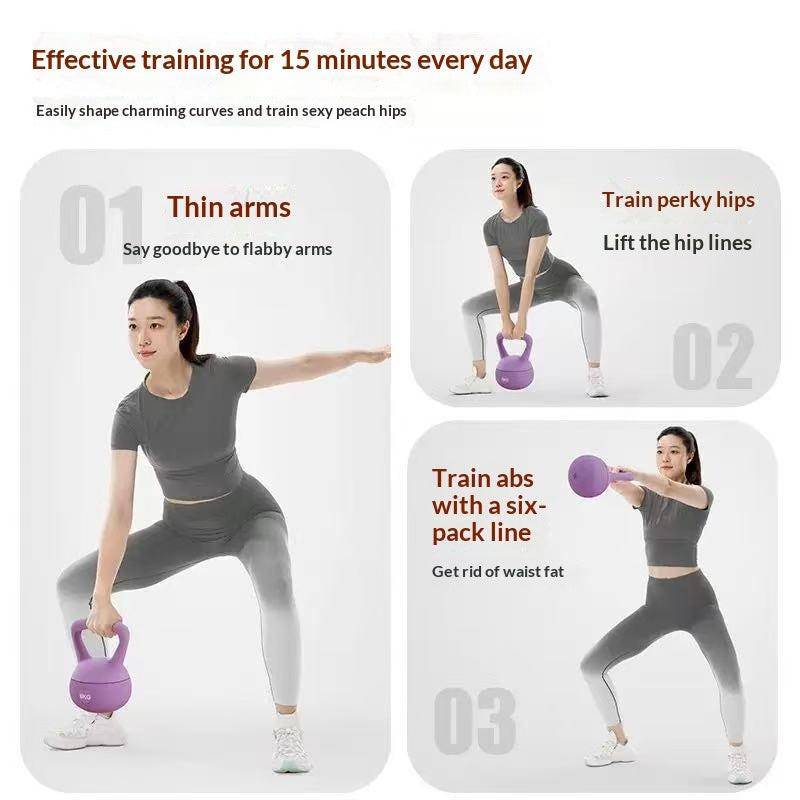 Home Gym Shaping Strength Training Squats Arm Exercises Soft - Base Dumbbells - NashPull