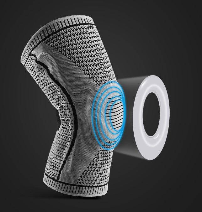 Knee Pads For Sport Knee Silicone Spring Patella Protector - NashPull