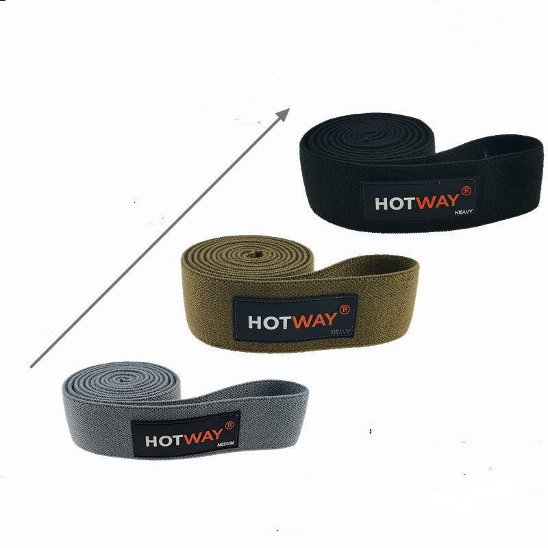 Long Knitted Fitness Resistance Band Yoga Tension Band Sports Elastic Band - NashPull