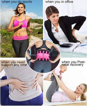 Lumbarx Waist Support For Men And Women Neoprene Waist Trimmer Belt Unisex Lower Back Support Brace Gym Fitness Belt Weight Loss 2 orders - NashPull