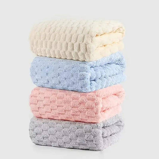 Luxury Microfiber Bath Towels 4 - Pack 8X Absorbent Quick - Dry 27.5x55in Ultra Lightweight & Hypoallergenic For Spa Gym Travel Super Soft Bath Sheets Set Mixed Color - NashPull