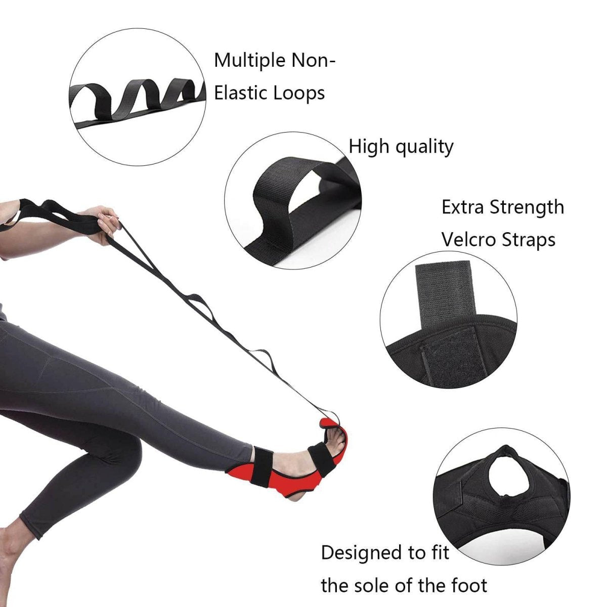 Men's And Women's Yoga Stretching Straps - NashPull