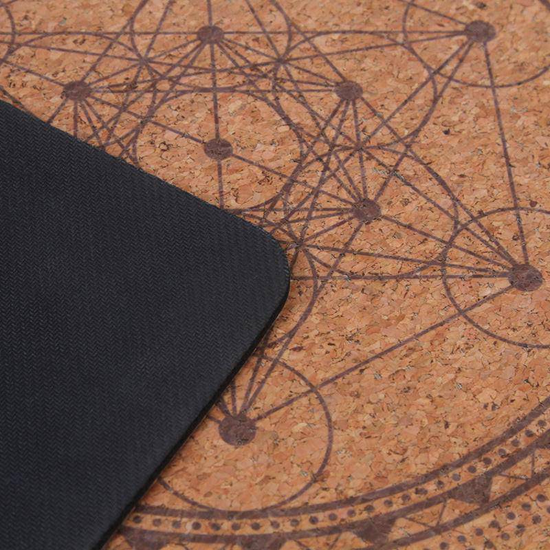 Natural Rubber Yoga Mat Cork Yoga Mat - NashPull