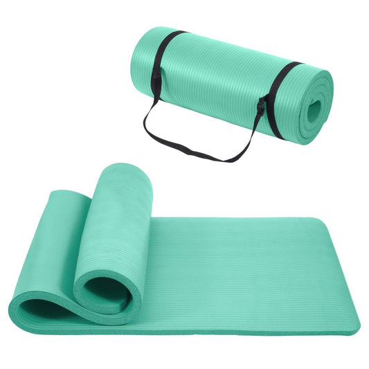 Only Supports Self Pickup Yoga Mat, One Inch Thickened High - density Practice Mat, Tear - resistant Practice Yoga Mat With Straps, Suitable For All Kinds Of Yoga Practice - NashPull