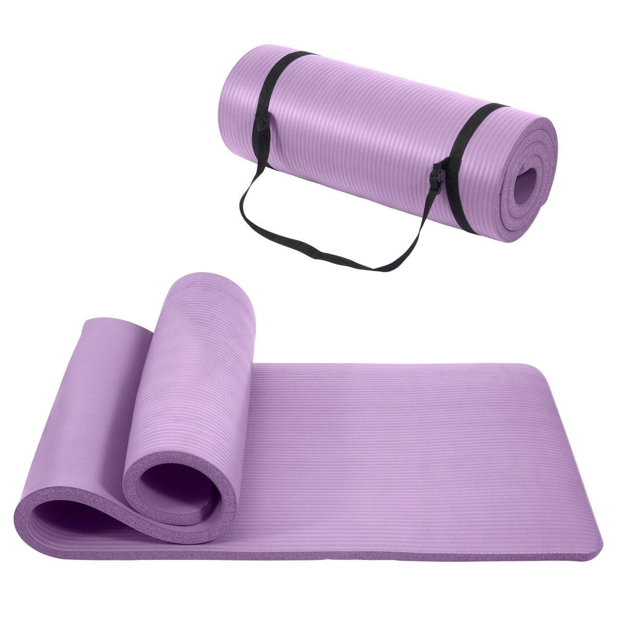 Only Supports Self Pickup Yoga Mat, One Inch Thickened High - density Practice Mat, Tear - resistant Practice Yoga Mat With Straps, Suitable For All Kinds Of Yoga Practice - NashPull