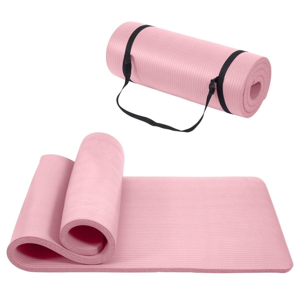 Only Supports Self Pickup Yoga Mat, One Inch Thickened High - density Practice Mat, Tear - resistant Practice Yoga Mat With Straps, Suitable For All Kinds Of Yoga Practice - NashPull